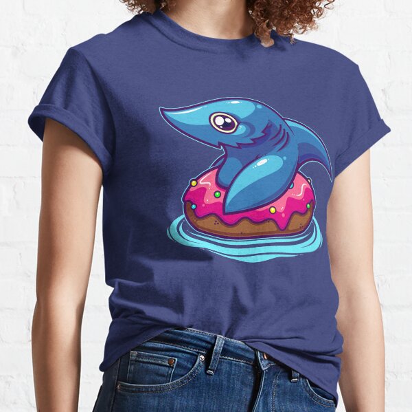 Donut Shark Classic T-Shirt