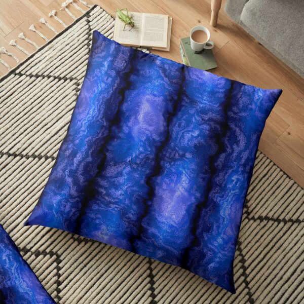 Azure Tapestries 4 Floor Pillow