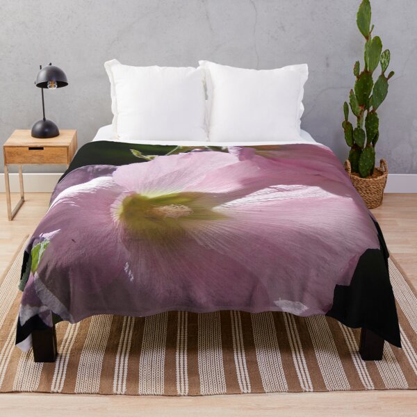 Item preview, Pink hollyhock flower designed and sold by Stephanie Skeem.