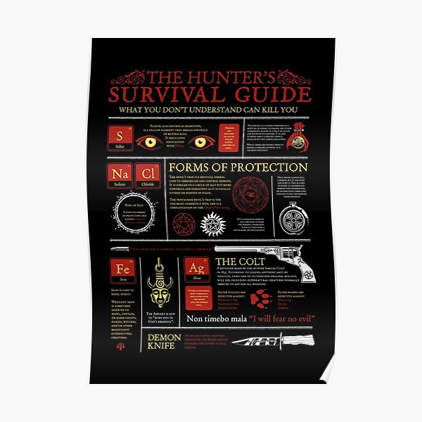 Der Hunters Survival Guide Poster