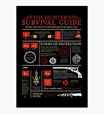 The Hunters Survival Guide Photographic Print
