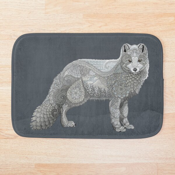Arctic Fox Bath Mat