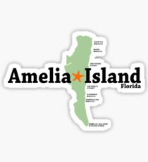 Amelia Island - Florida. Sticker
