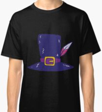 Pilgrim hat with feather Classic T-Shirt