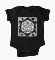 old fashioned lace pattern One Piece - Short Sleeve