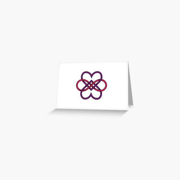 Polyamory Hearts Greeting Card