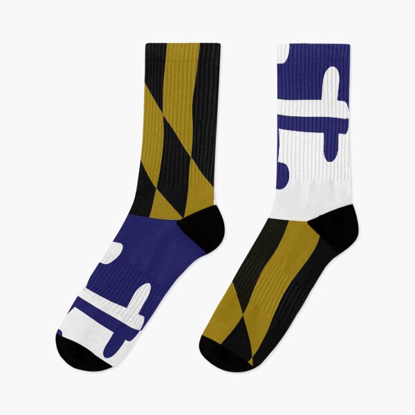 Item preview, Maryland State Flag Baltimore Football Ravens Colors Purple Gold designed and sold by Draculaura2009.