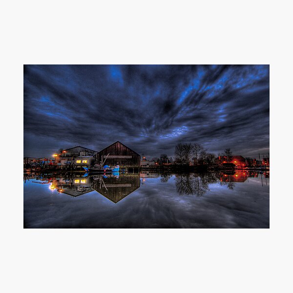Weather over the South Fraser Photographic Print
