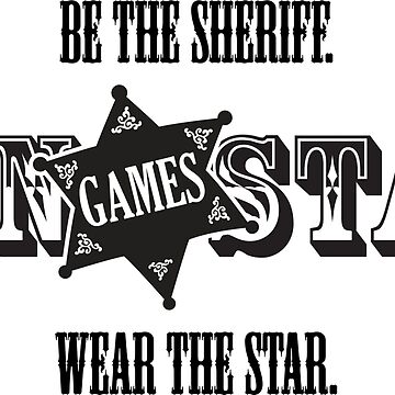 Artwork thumbnail, Tin Star Games Logo Mono by TInStarGames
