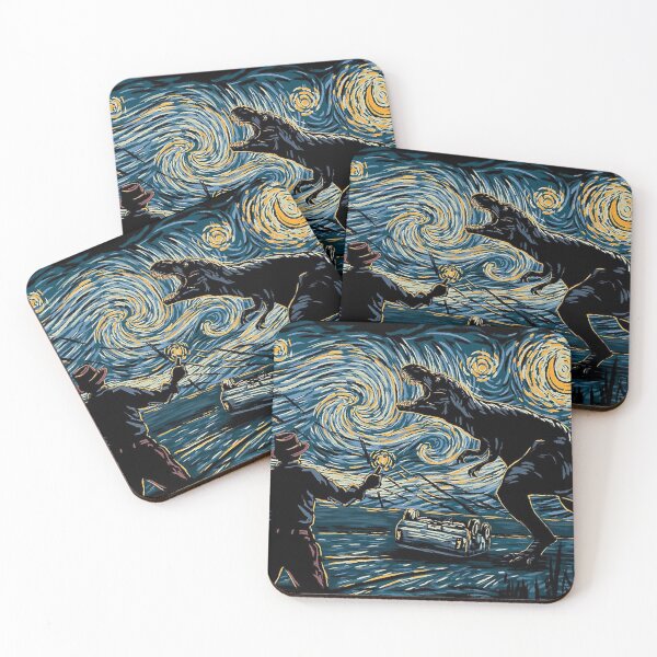 Jurassic Night Coasters (Set of 4)