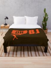 OBJ Browns Throw Blanket