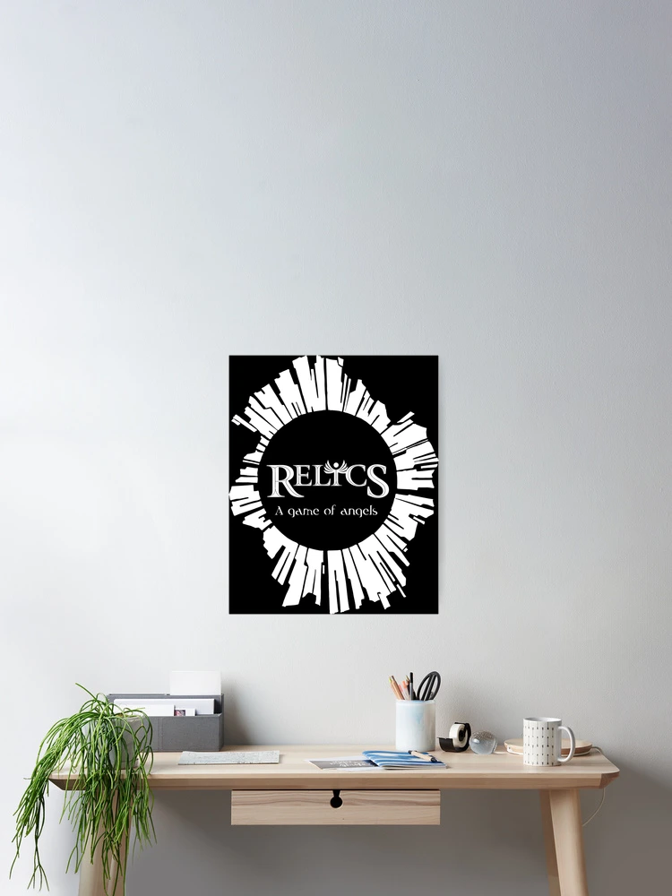 Thumbnail 2 of 3, Poster, Relics Logo In Sun Reverse designed and sold by TinStarGames.