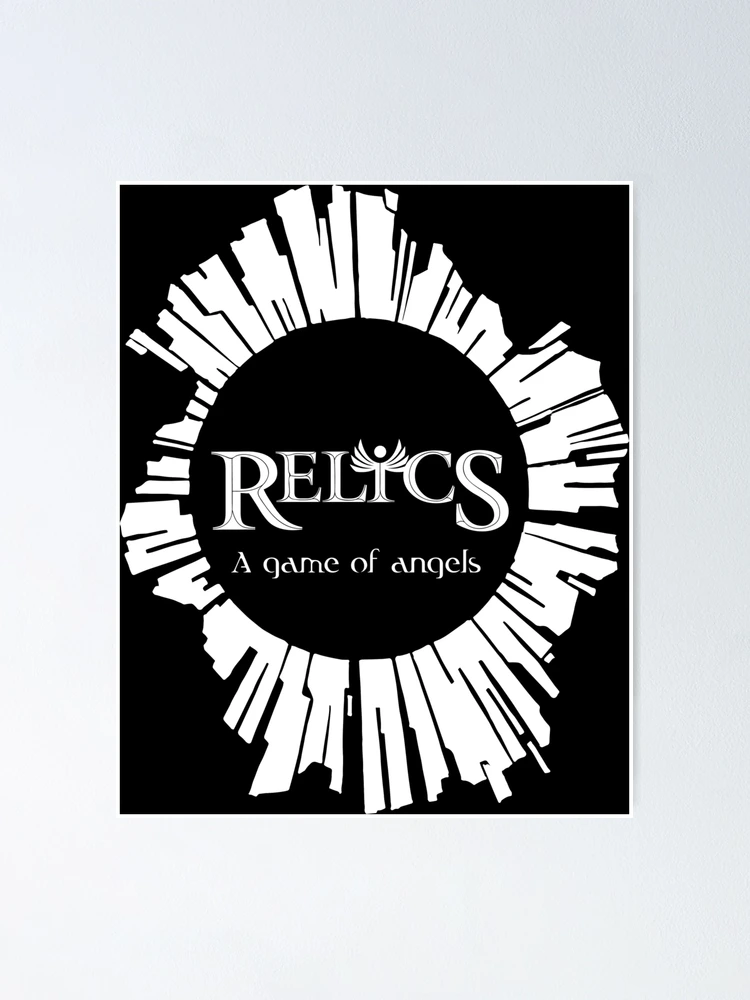 Thumbnail 1 of 3, Poster, Relics Logo In Sun Reverse designed and sold by TinStarGames.