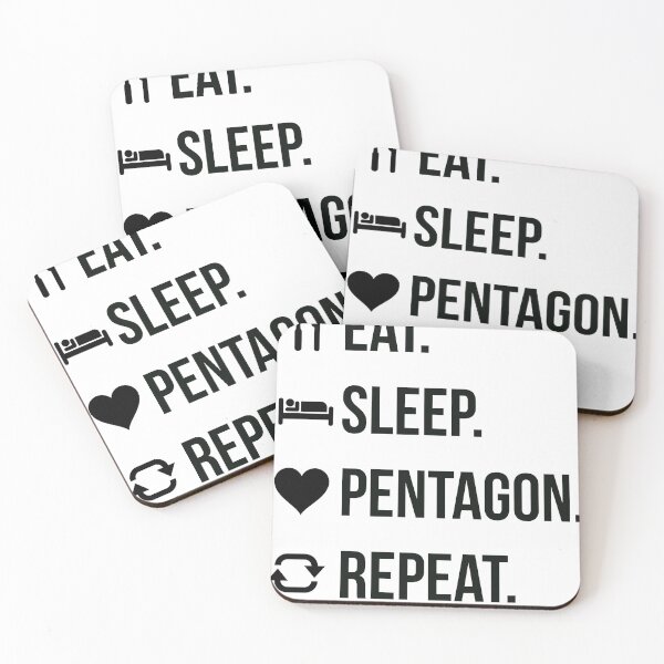 Item preview, Eat. Sleep. Pentagon. Repeat | Pentagon Fan Gift For K-pop Lovers  designed and sold by Sutra-Lotus-Co.