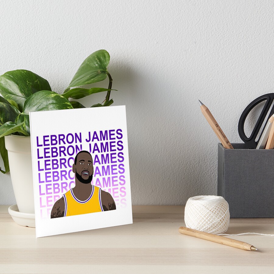 LeBron James Basketball Name Drawing Poster for Sale by sportsign