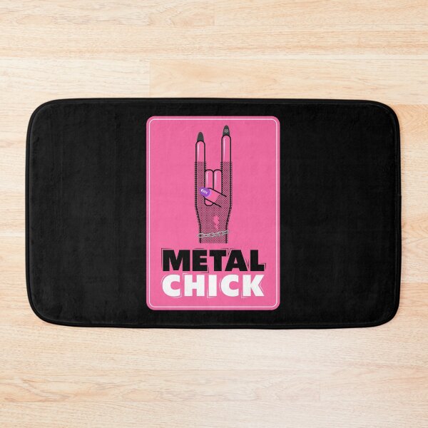 Item preview, Metal Chick designed and sold by CuriousCurios.