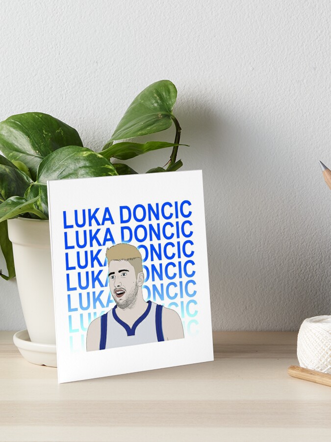 Luka Doncic Basketball Name Drawing Photographic Print for Sale by  sportsign