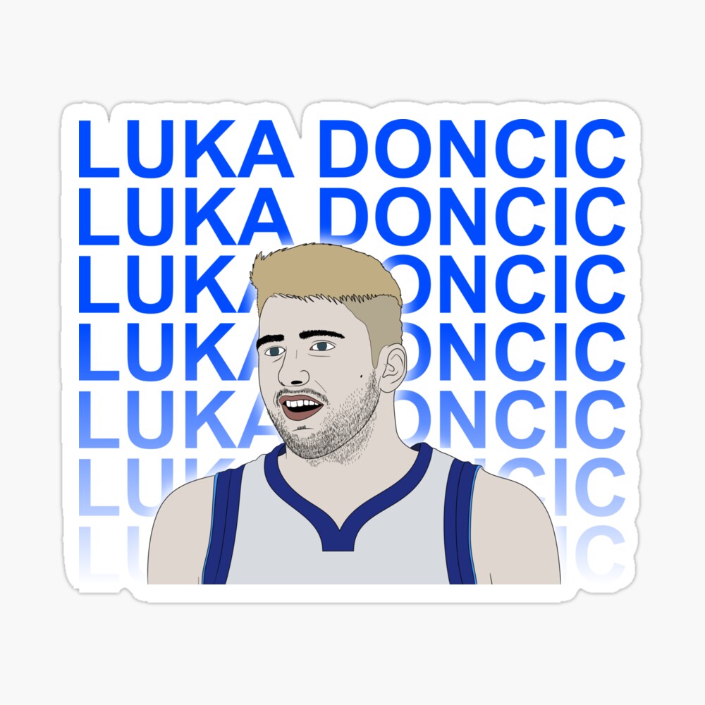 Luka Doncic Basketball Name Drawing Photographic Print for Sale by  sportsign