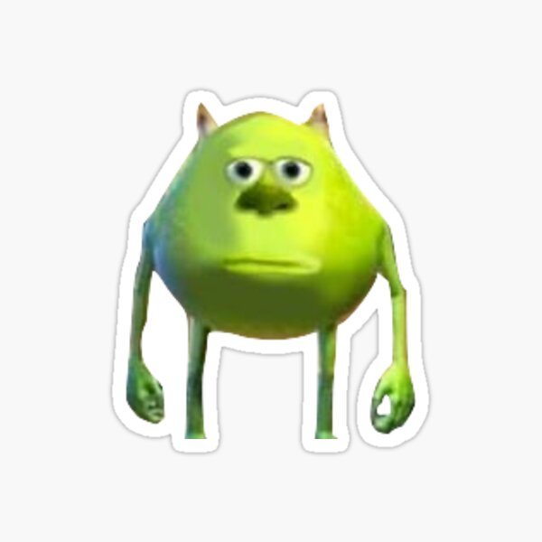 Mike Wazowski Meme Sticker for Sale by chealey26