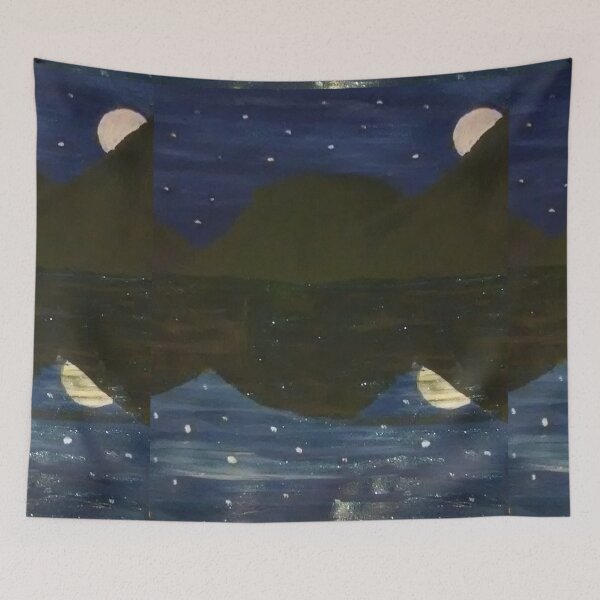 Item preview, Moons reflection designed and sold by BellsPainting.