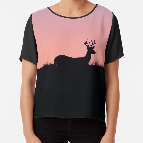 Skyline Bucks Chiffon Top