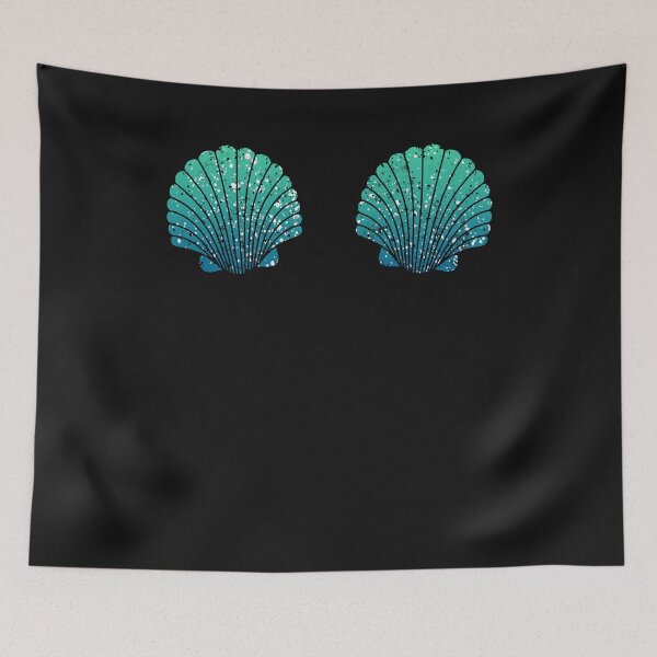Item preview, Mermaid Sea Shell Ocean Bra Party Costume designed and sold by findgreatshirts.