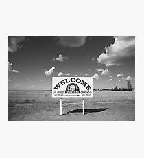 Route 66 - Midpoint Sign Photographic Print