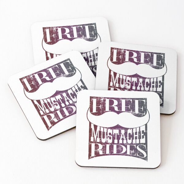 Item preview, Free Mustache Rides designed and sold by FatLadder.