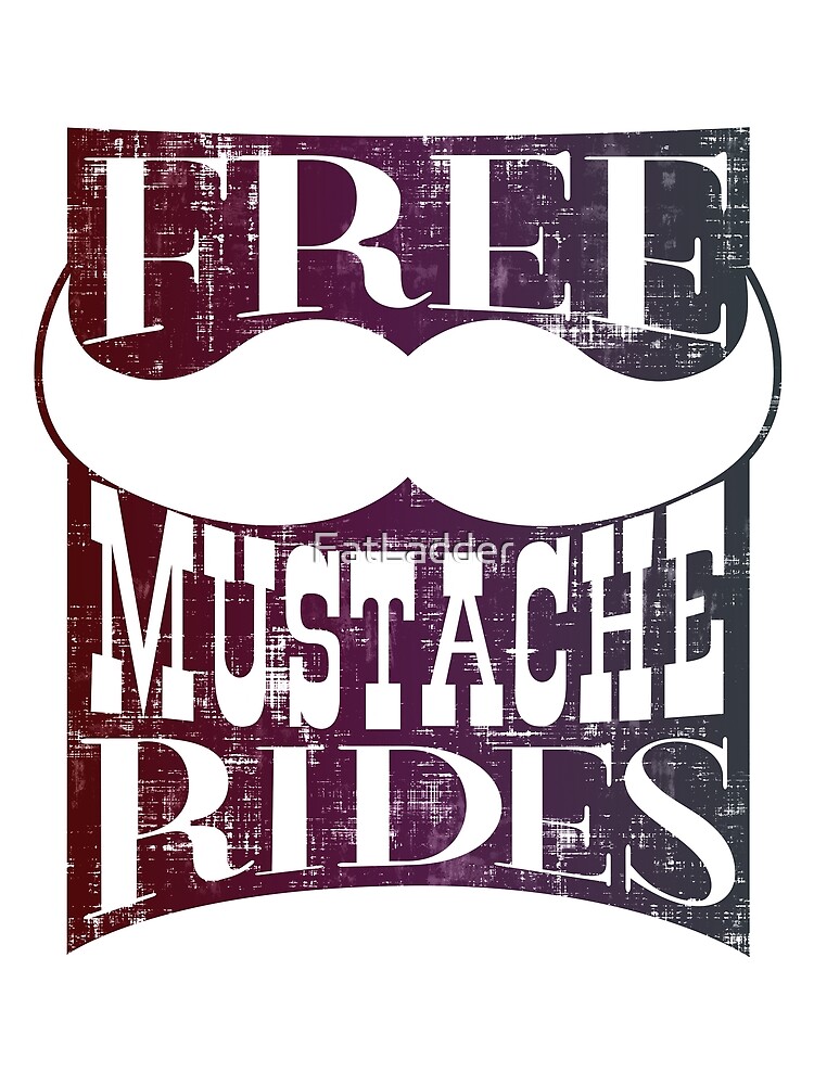Thumbnail 3 of 3, Scarf, Free Mustache Rides designed and sold by FatLadder.