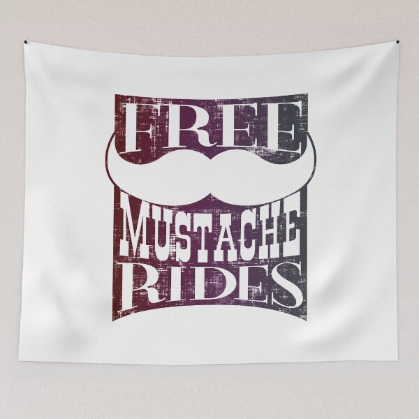 Item preview, Free Mustache Rides designed and sold by FatLadder.