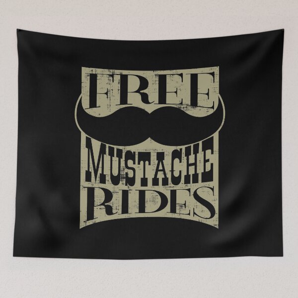 Item preview, Free Mustache Rides designed and sold by FatLadder.