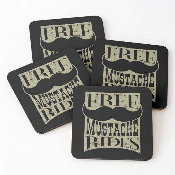 Item preview, Free Mustache Rides designed and sold by FatLadder.