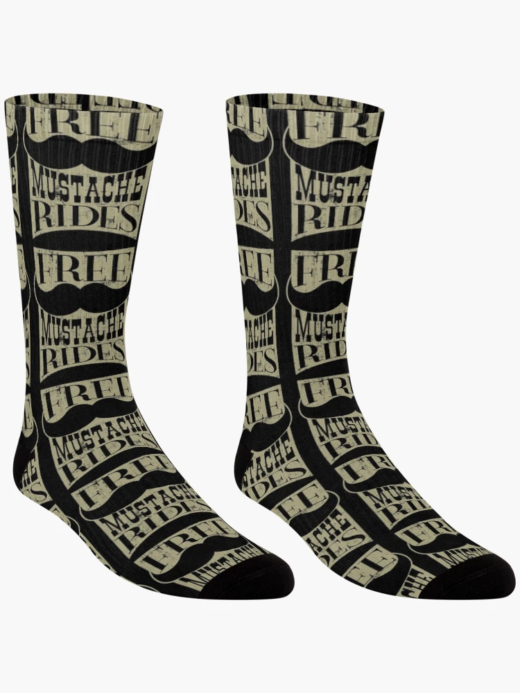 Thumbnail 3 of 5, Socks, Free Mustache Rides designed and sold by FatLadder.