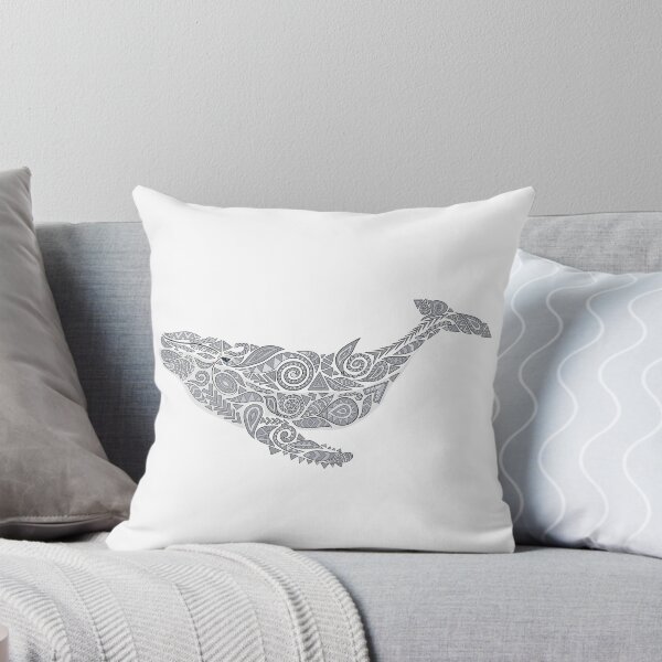 Item preview, Geo-Whale Grey  designed and sold by FoxArts.
