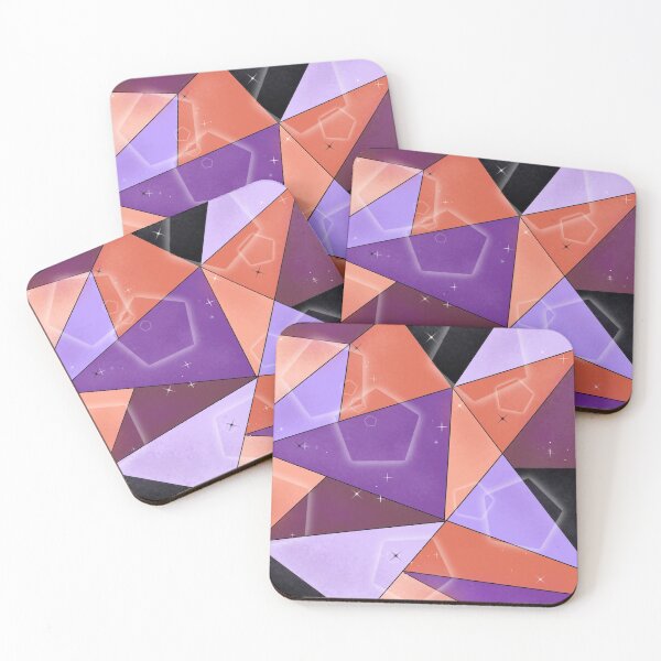 Item preview, Purple Coral Geometric Pattern designed and sold by laurendoodles5.