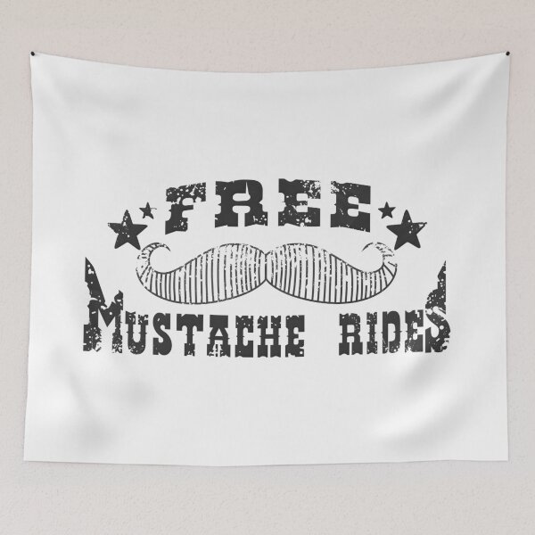 Item preview, Free Mustache Rides designed and sold by FatLadder.