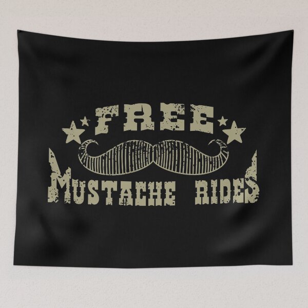 Item preview, Free Mustache Rides designed and sold by FatLadder.