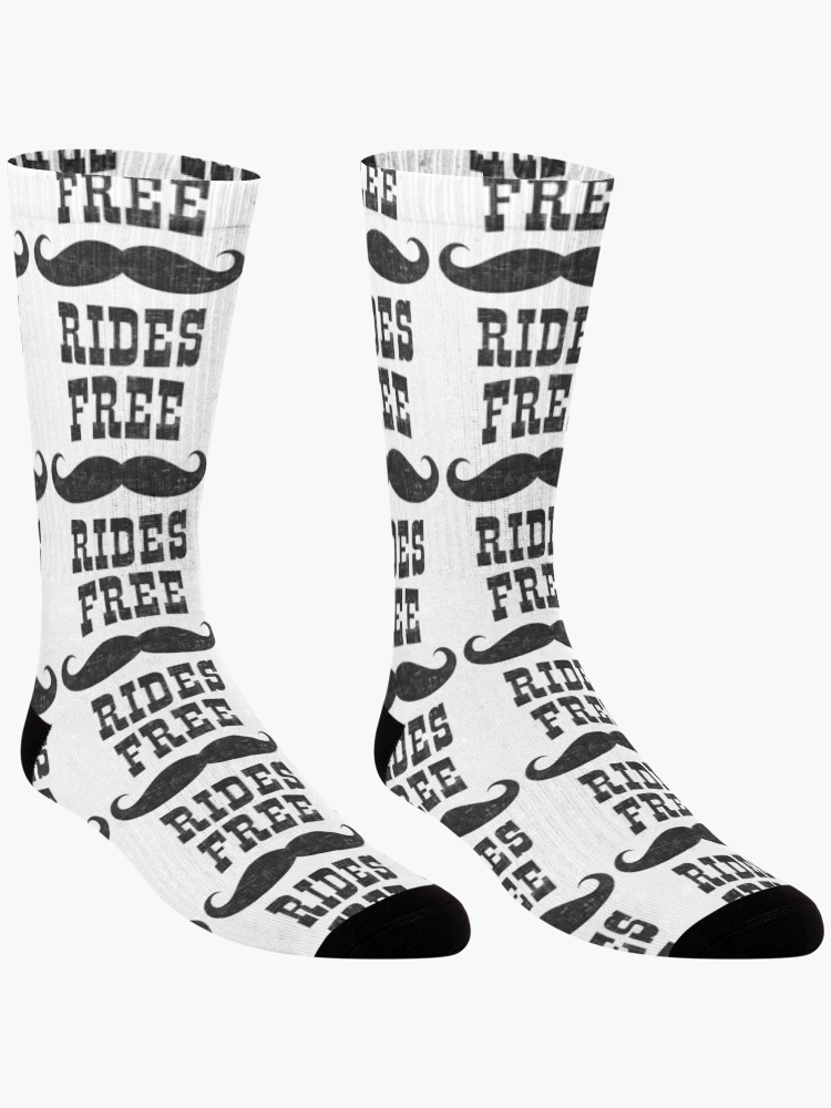 Thumbnail 3 of 5, Socks, Free Mustache Rides designed and sold by FatLadder.