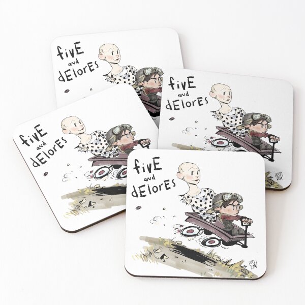 Item preview, Five and Delores designed and sold by Rusty SpaceFiddle.