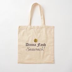 Bolsa de algodón Outlander / Dinna fash Sassenach