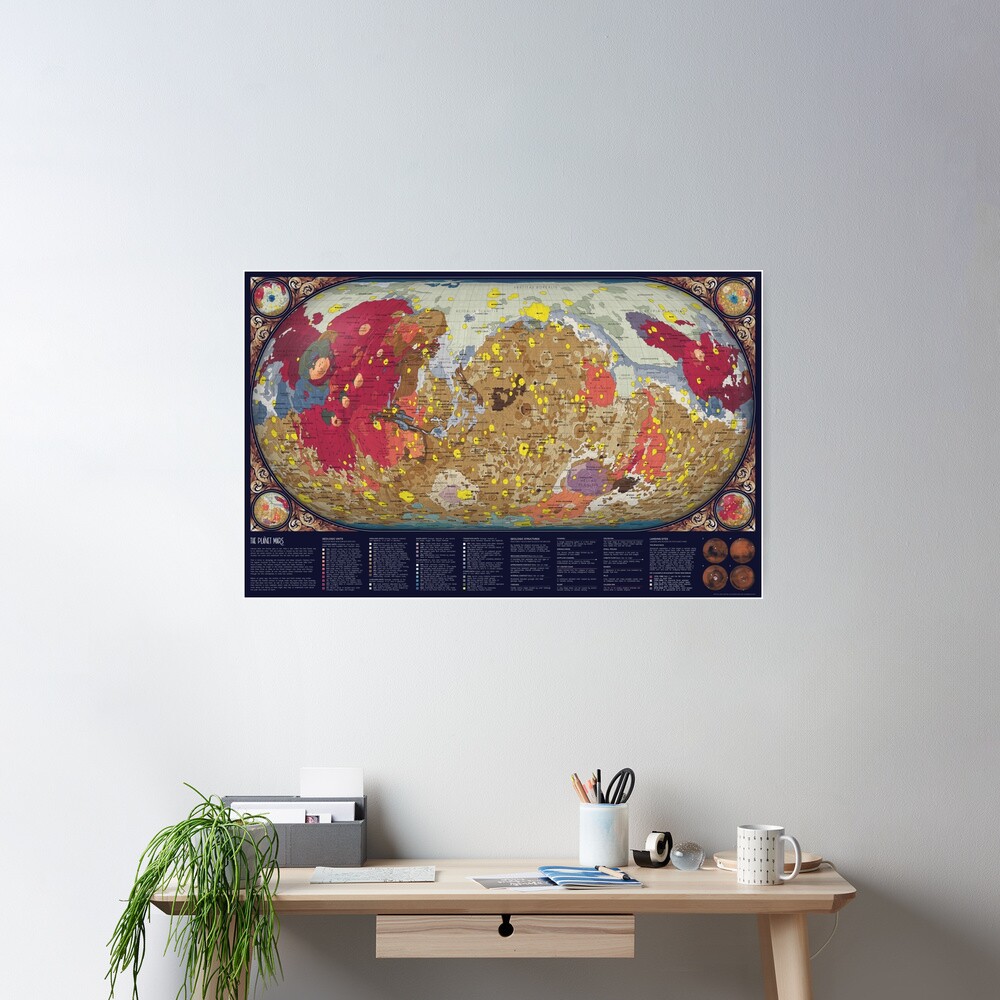 Geology of Mars Poster