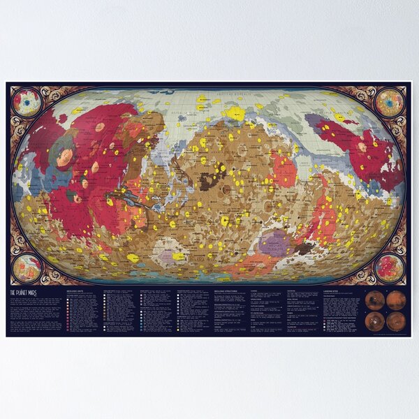 Geology of Mars Poster