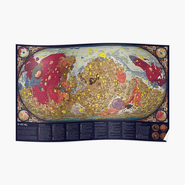 Geology of Mars Poster