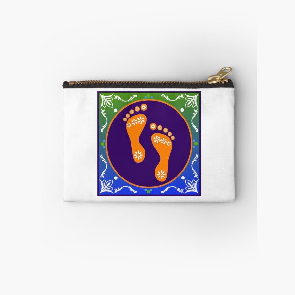 Item preview, Diwali Rangoli With Beautiful Footprint designed and sold by Oirabot.