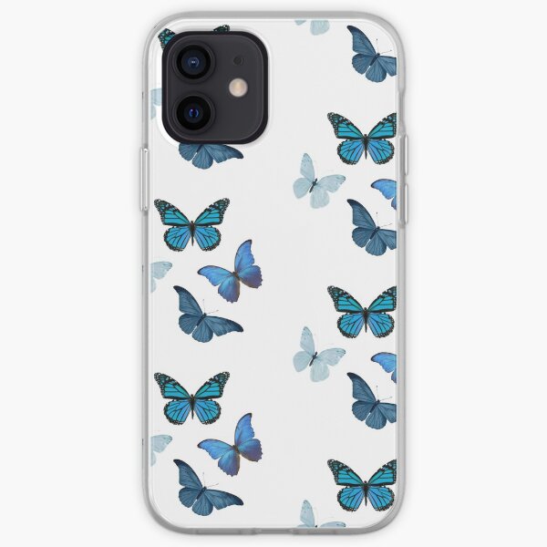 Papillons bleus ??? Coque souple iPhone