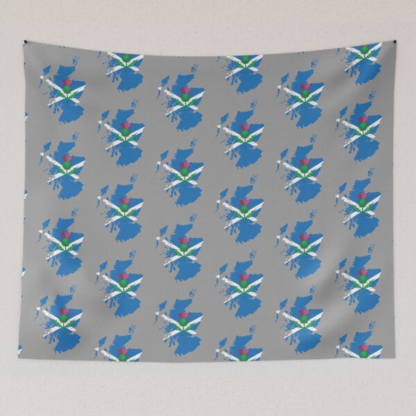Item preview, Scottish thistle & map. designed and sold by Sassenach616.