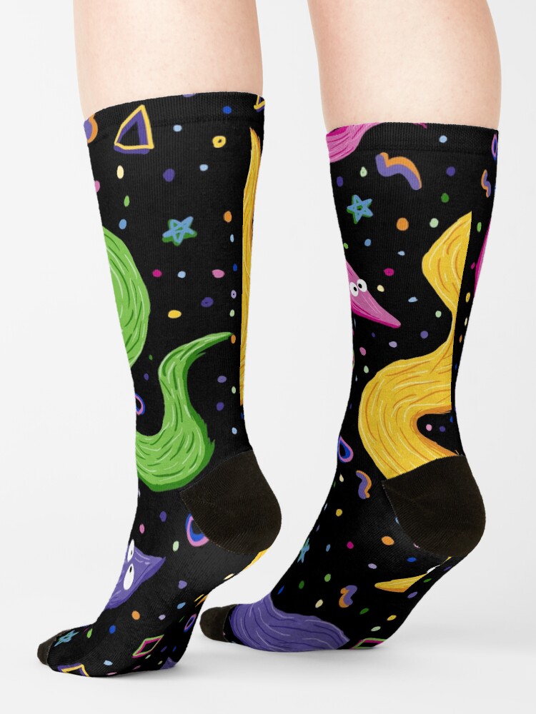 Alternate view of Bowling Worm On A String Socks