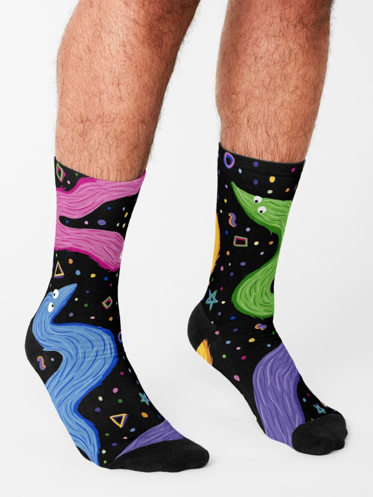 Alternate view of Bowling Worm On A String Socks