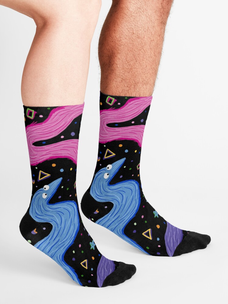 Alternate view of Bowling Worm On A String Socks