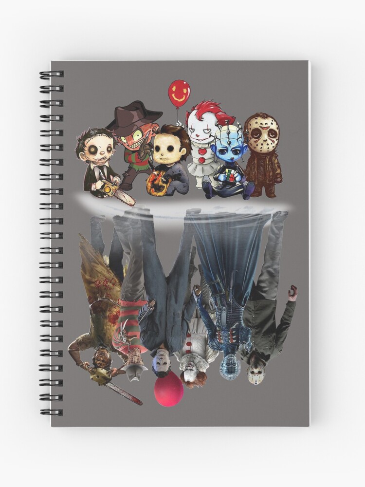 Cuaderno De Espiral Amigos De Dibujos Animados De Terror De